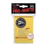 Card Sleeves (50): Pro-Matte Yellow