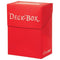 Solid Red Deck Box