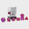 Gemini: Poly Red-Violet/Gold 7-Die Set