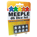 Meeple D6 Dice Set: Black