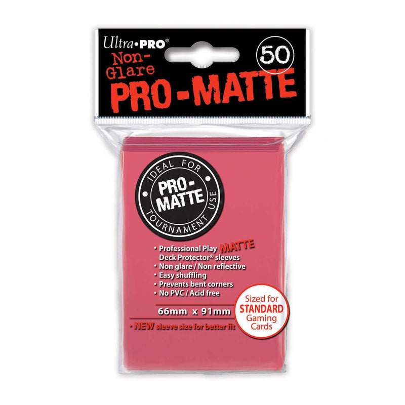 Card Sleeves (50): Pro-Matte Fuchsia