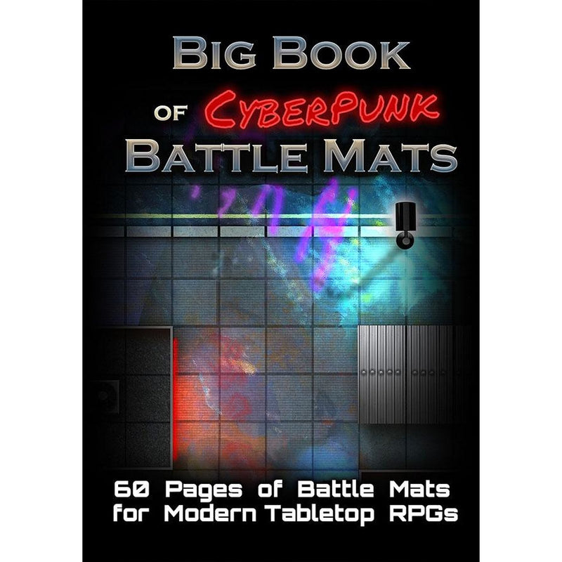 Battle Mats: Big Book of CyberPunk Battle Mats