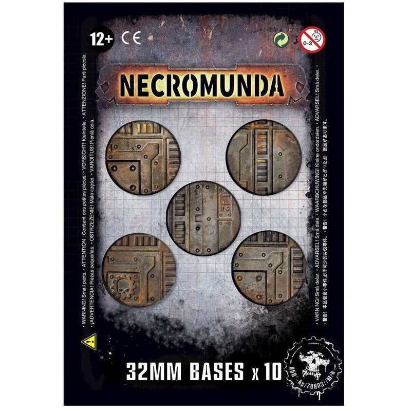 Necromunda 32mm Bases x10