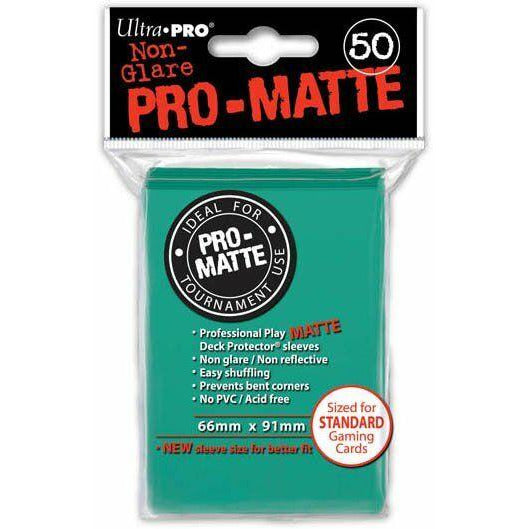 Pro-Matte Standard Deck Protectors: Aqua (50)