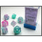 Lab Dice 2 Nebula: Poly Luminary Wisteria/White (7)