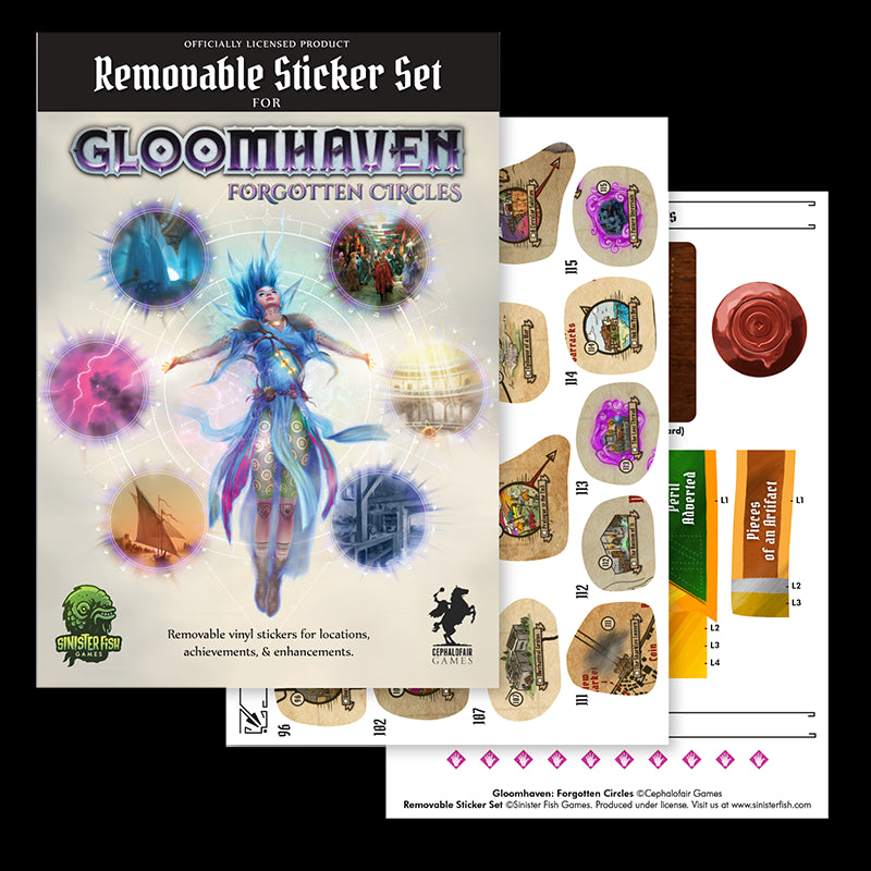 Gloomhaven: Forgotten Circles Removable Stickers Set