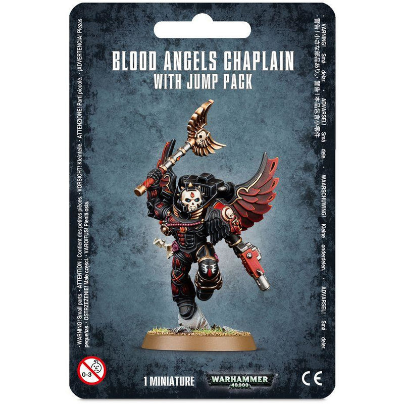Blood Angels Chaplain with jump pack