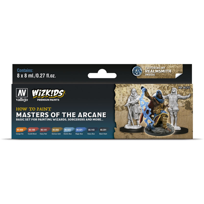 WizKids Premium Paints: Masters of the Arcane (8x8ml)