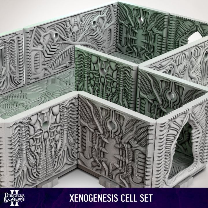 Xenogenesis Cell Sci-Fi Room