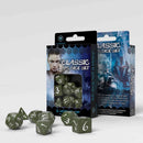 Classic RPG Dice Set Olive/White (7)